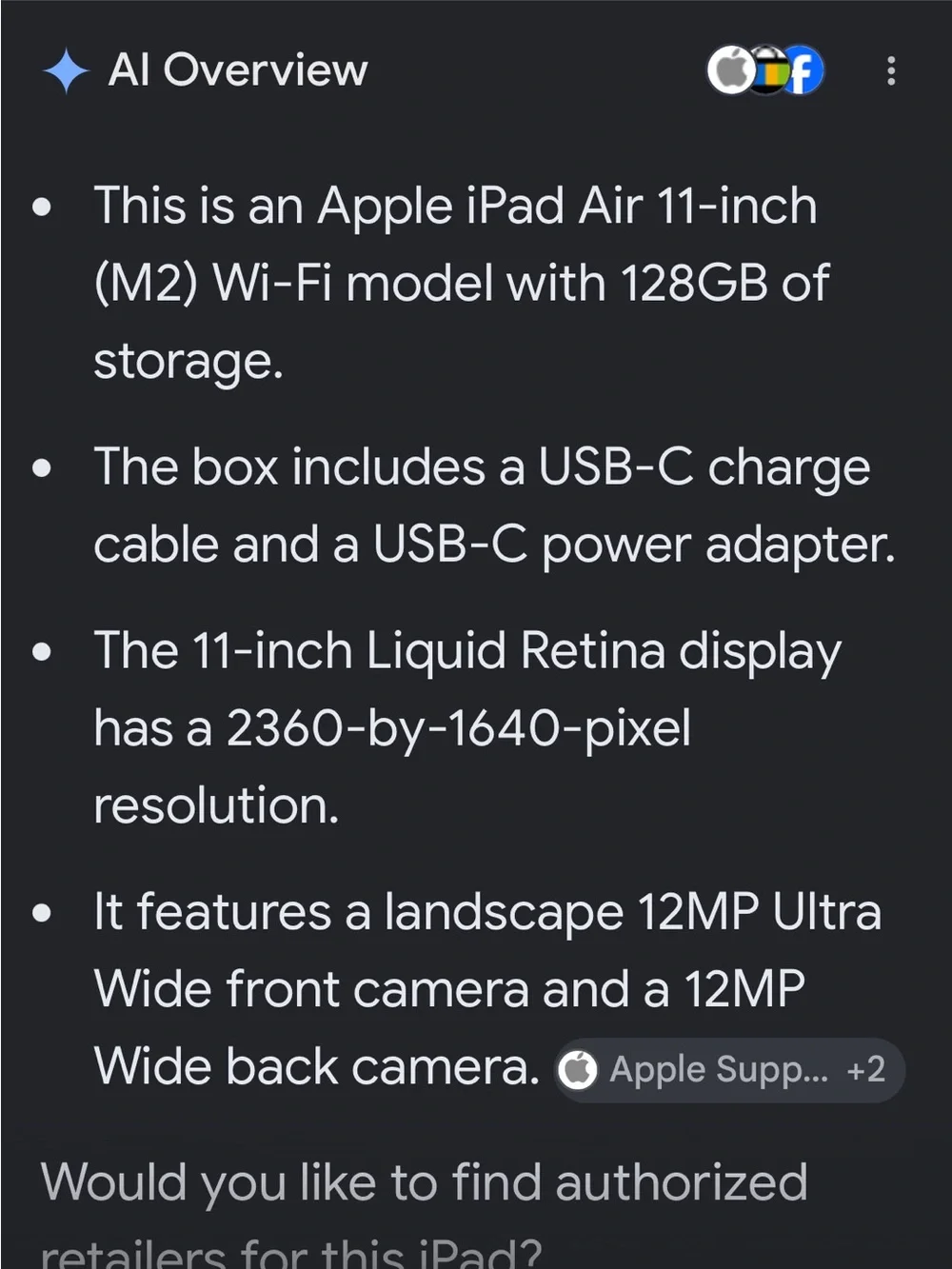 EEUc iPad Air 11 inch M2 with Apple Magic Keyboard HAS APPLECARE - WiFi only